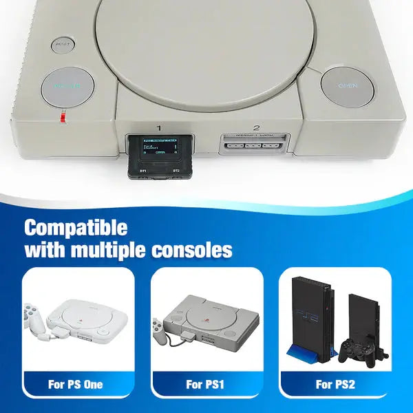 Bitfunx PSxMemCard Gen2 for PS One PS1 PS2 